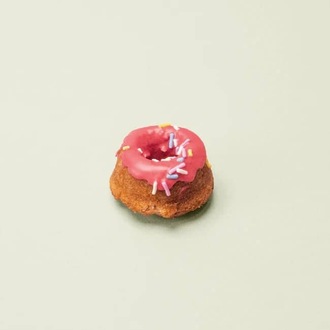 mini vanilla donut